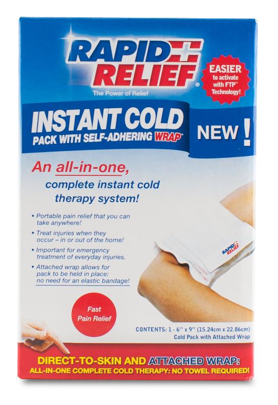 INSTANT COLD PACK C/W SELF ADHERING WRAP 5